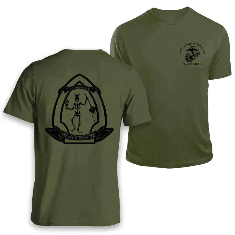 Bravo Company 1st Bn 2nd Marines USMC Unit Long Sleeve T-Shirt, Bravo Company 1st Bn 2nd Marines logo, USMC gift ideas for men, Marine Corp gifts men or women