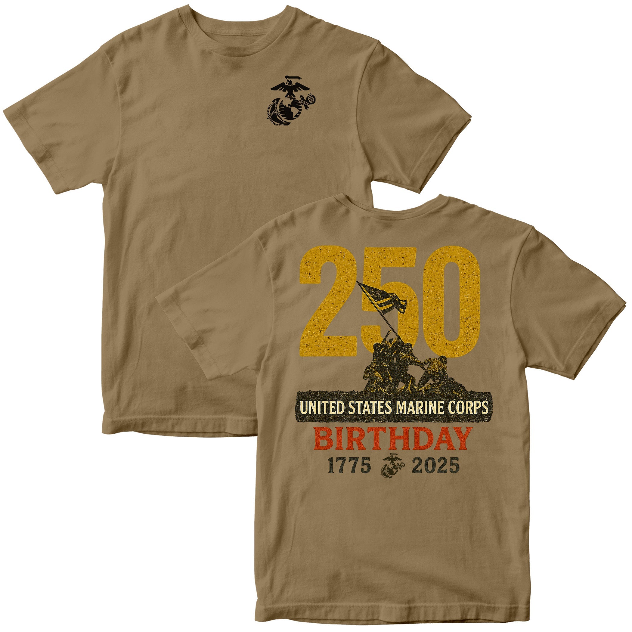Marines 250th Birthday T-Shirt