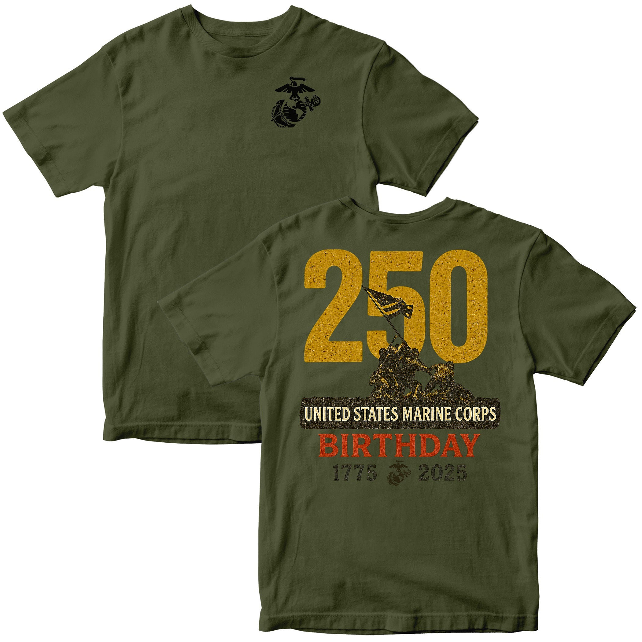 Marines 250th Birthday T-Shirt
