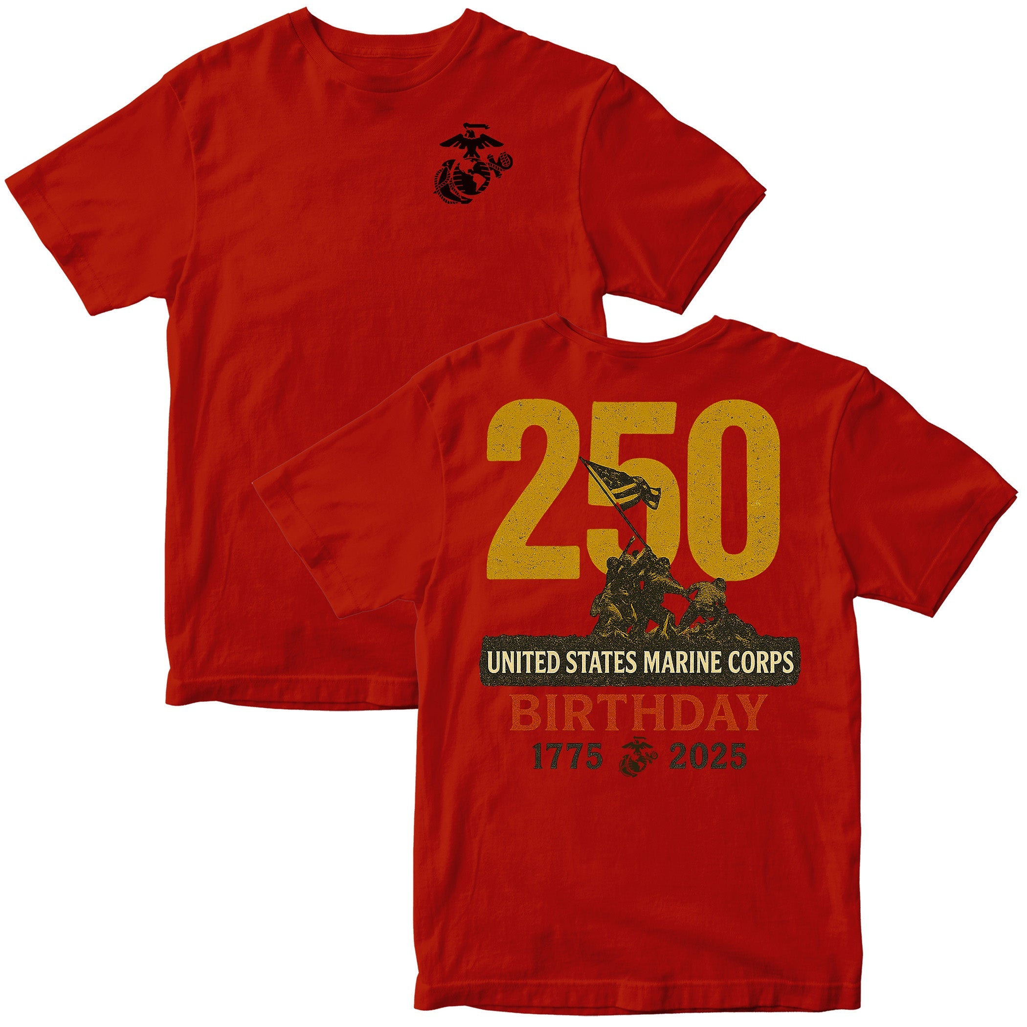 Marines 250th Birthday T-Shirt