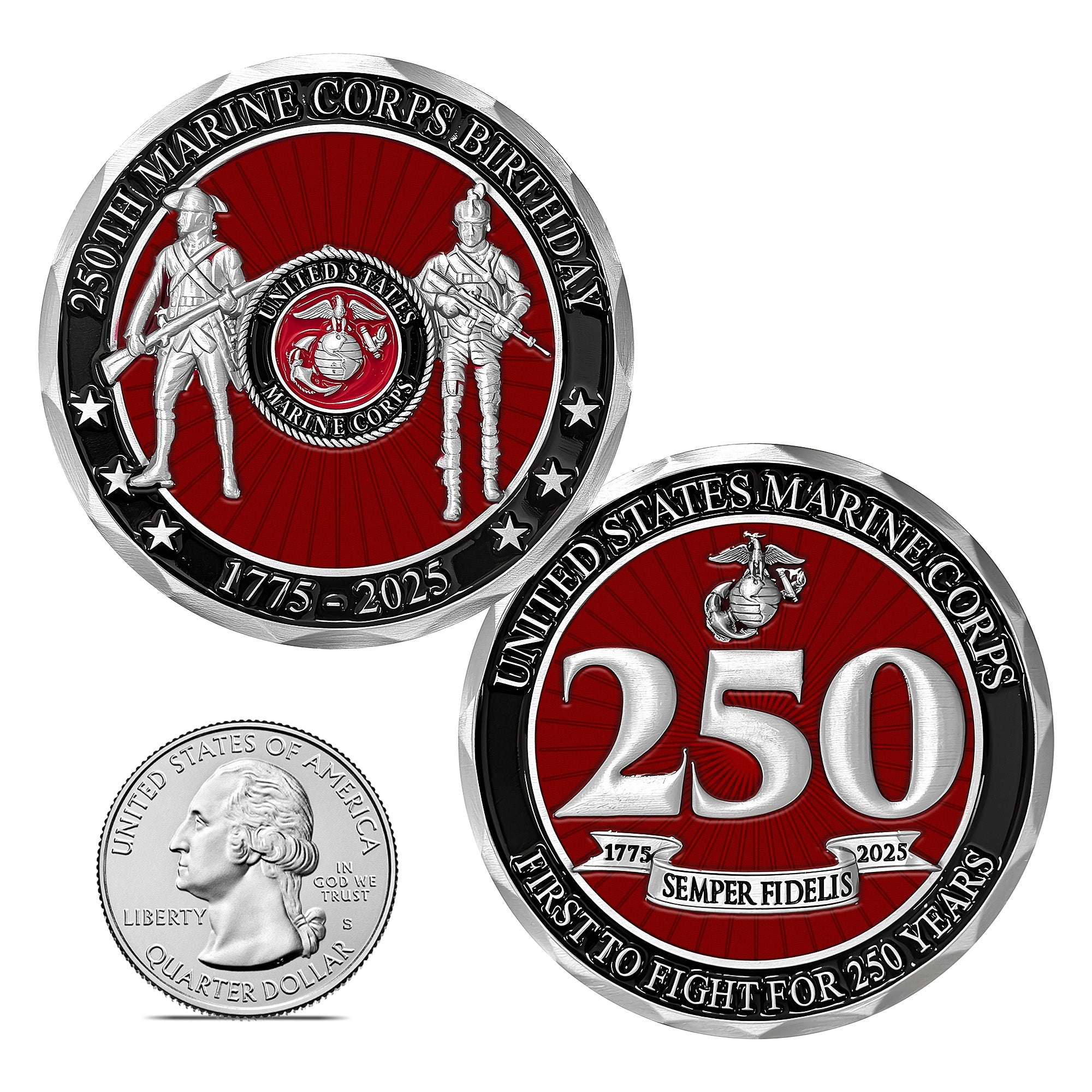 USMC 250th Birthday Coin