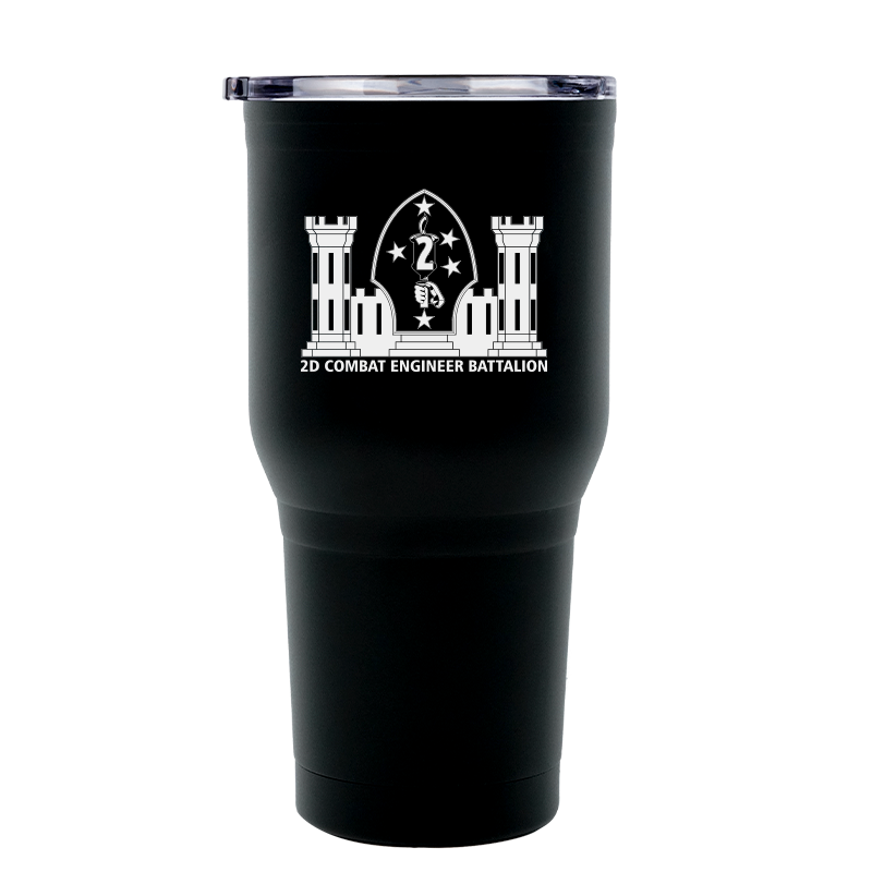 2nd Combat Engineer Battalion (2d CEB) USMC Unit logo tumbler, 2d CEB coffee cup, 2d CEB USMC, Marine Corp gift ideas, USMC Gifts for men or women 30 Oz Tumbler