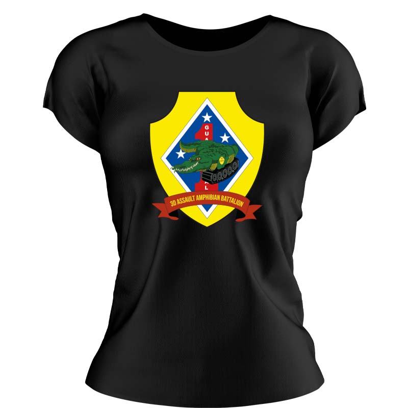3d Assault Amphibian Battalion Women's Unit Logo T-Shirt, 3rd AABN logo, USMC Gift ideas