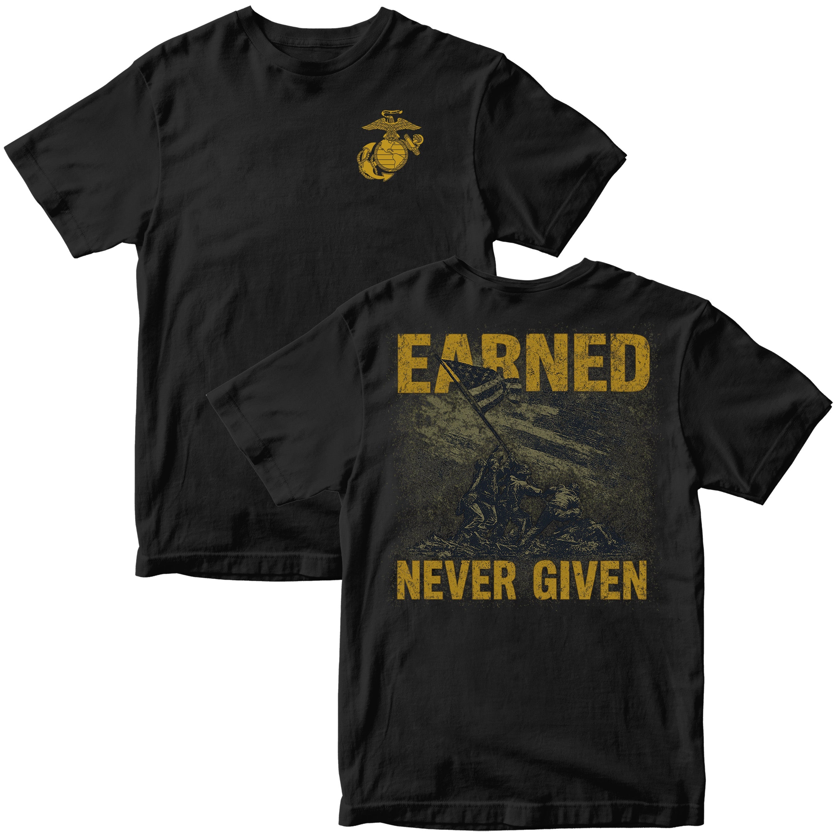 Marines Earned Never Given Iwo Jima T-Shirt