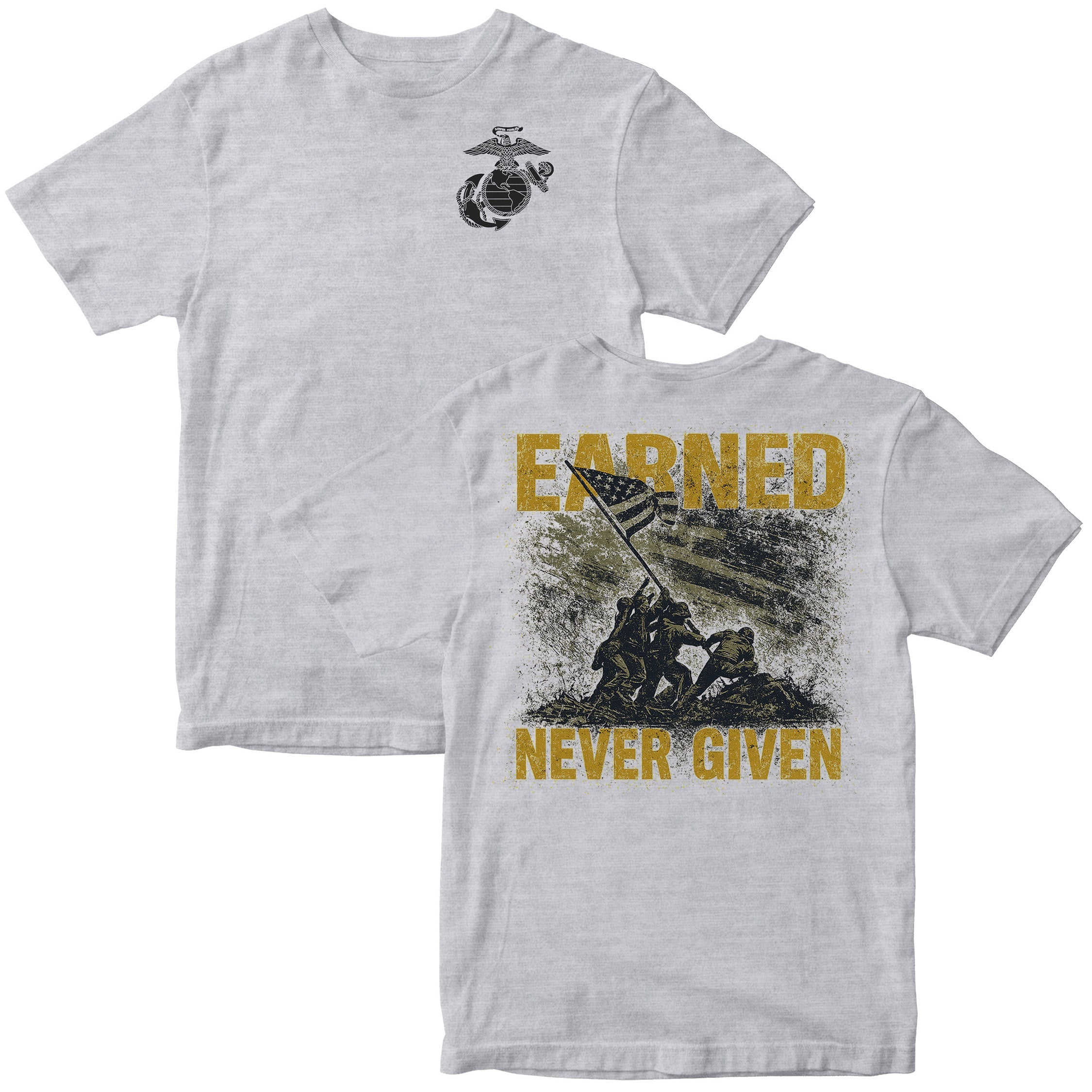 Marines Earned Never Given Iwo Jima T-Shirt