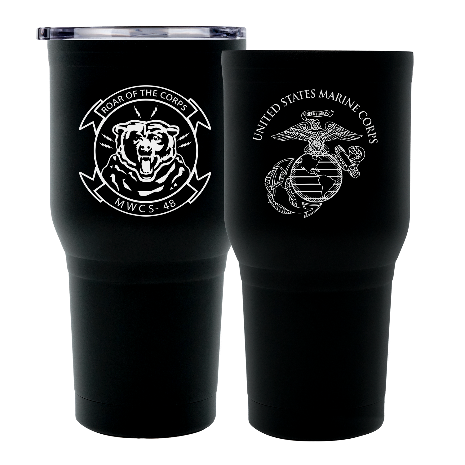 MWCS-48 USMC Unit Logo Tumblers- 30 oz- OLD Logo