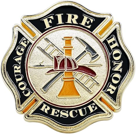 Firefighter - 2.5 Inch Medallion