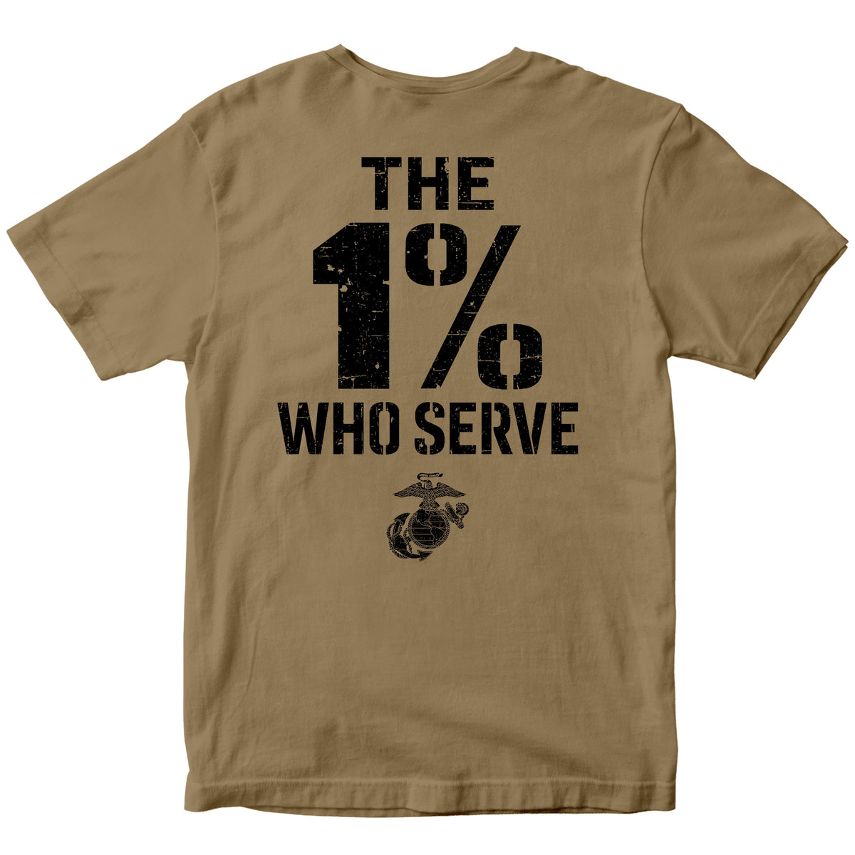 The 1% Who Serve USMC T-Shirt