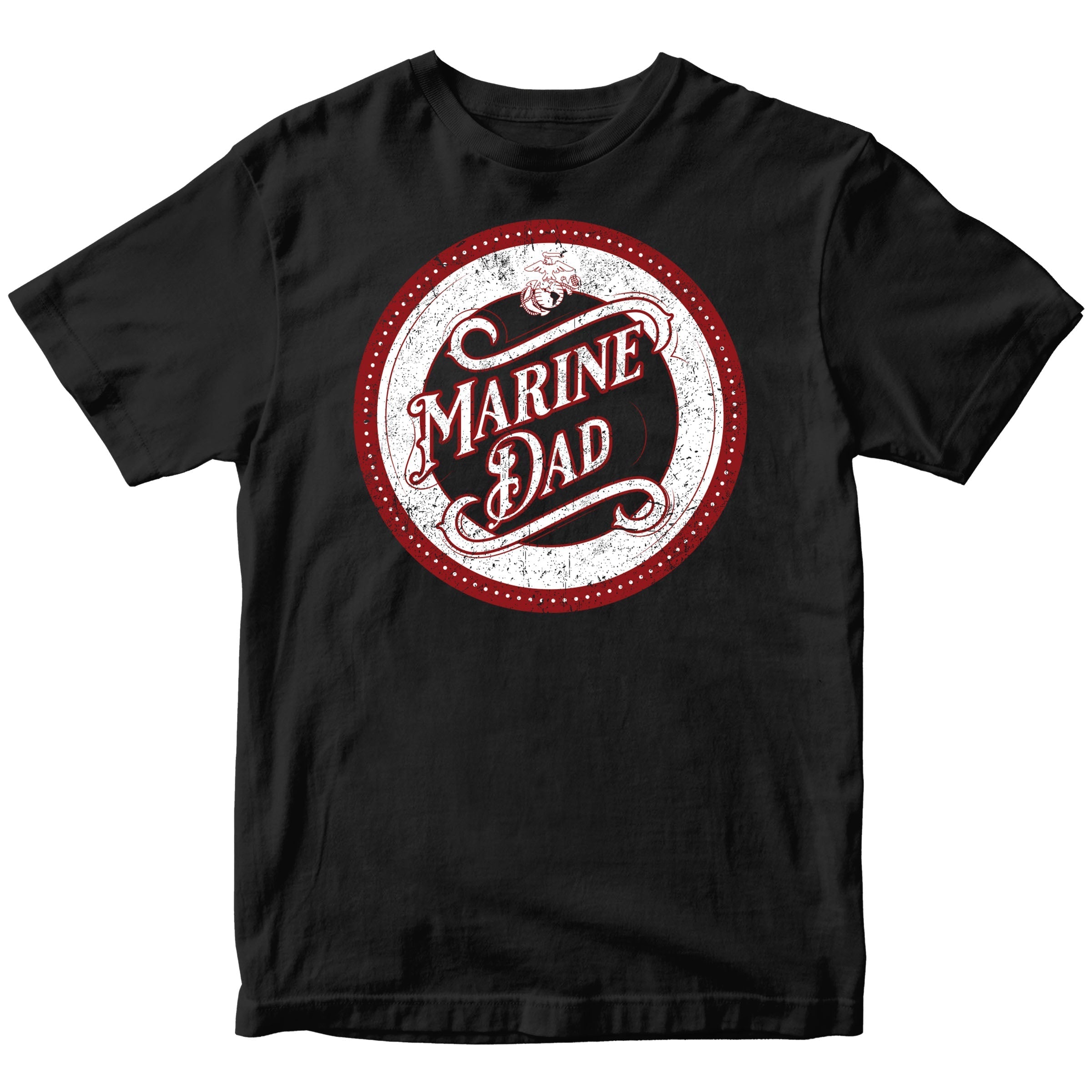 USMC Proud Mom/Dad T-Shirt with Customizable Back