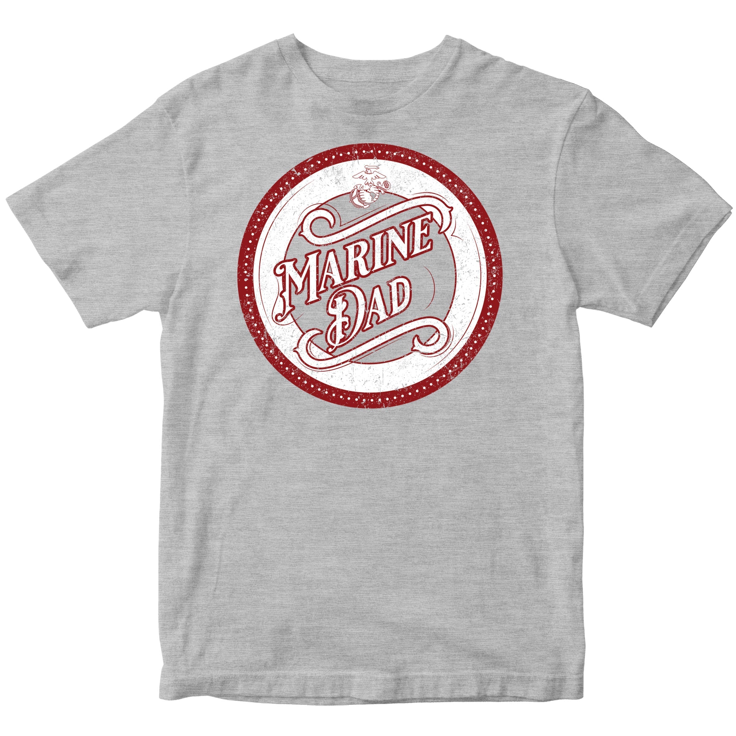 USMC Proud Mom/Dad T-Shirt with Customizable Back