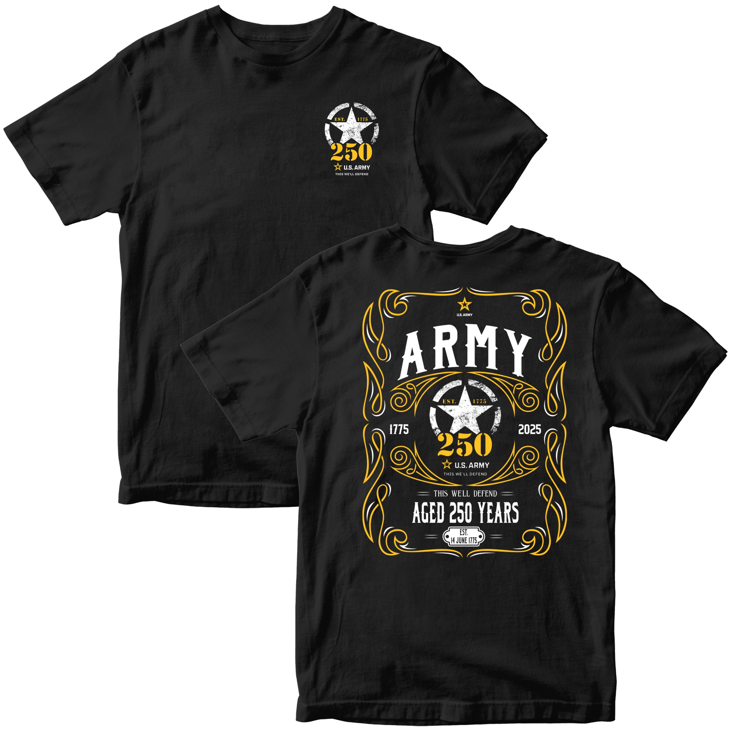 Army 250th Birthday T-Shirt Limited-Edition