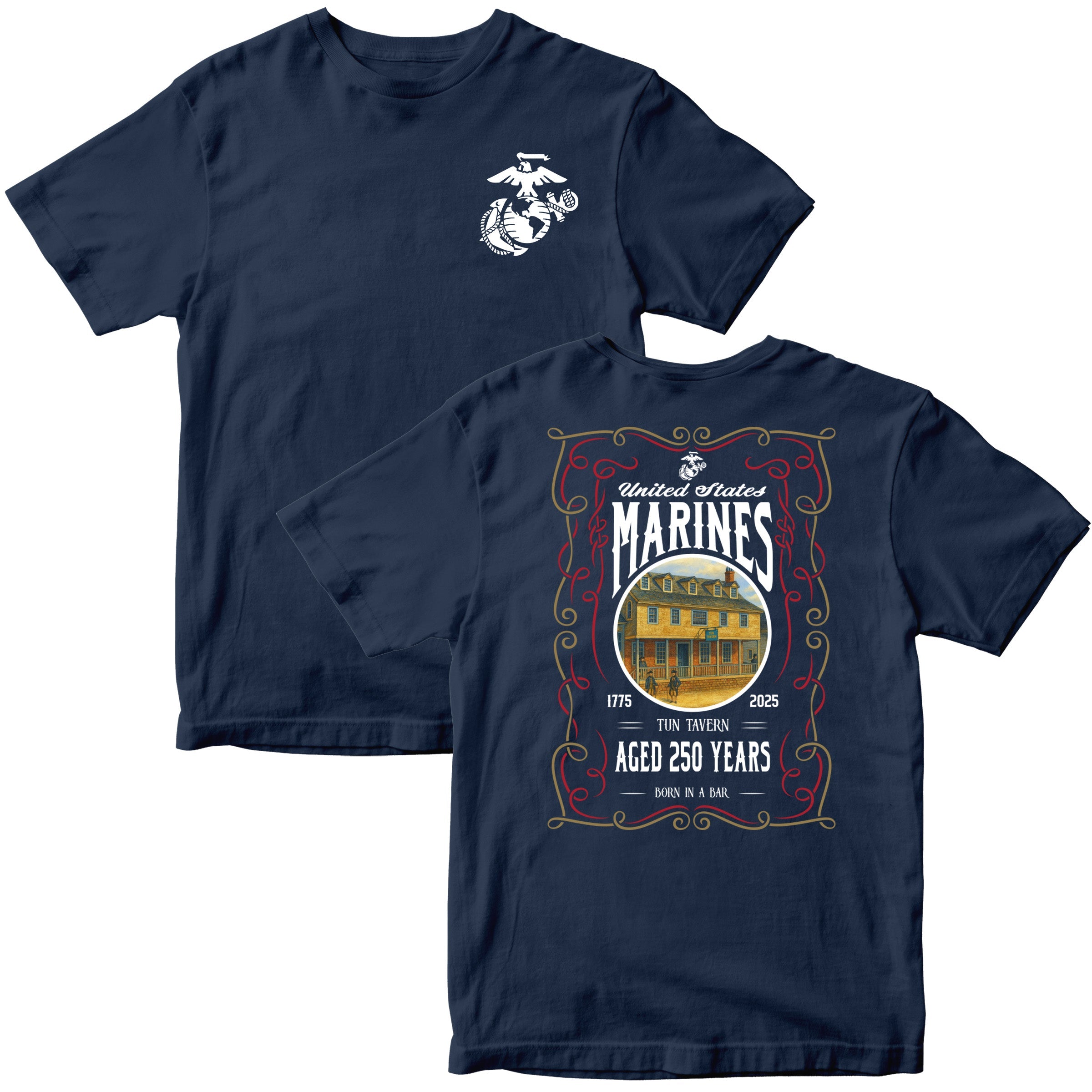 250th USMC Birthday Tun Tavern T-Shirt