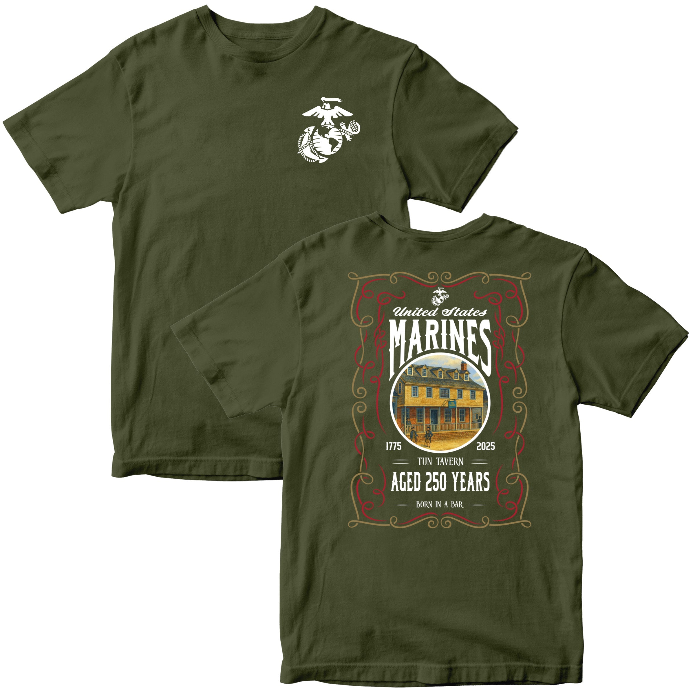 250th USMC Birthday Tun Tavern T-Shirt
