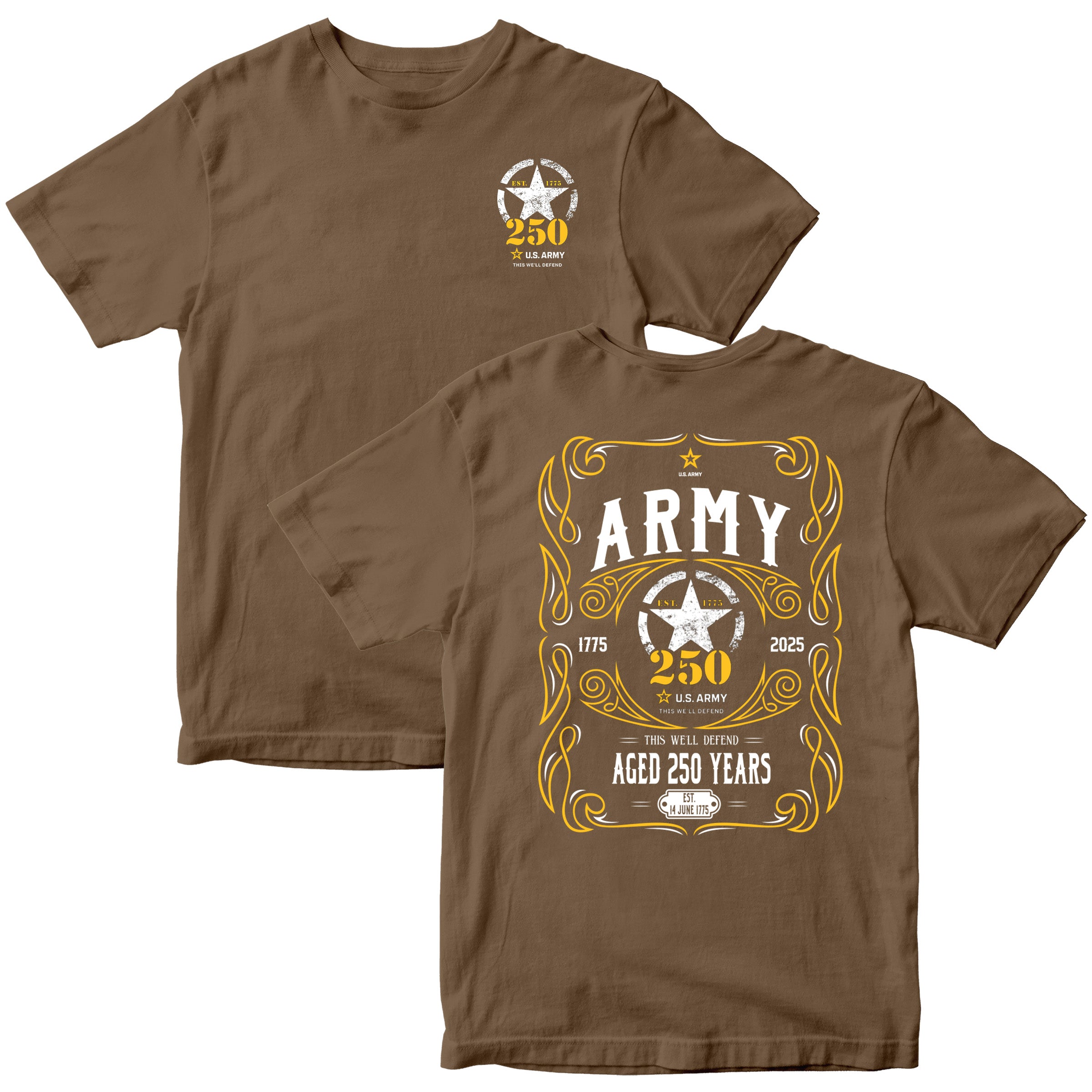 Army 250th Birthday T-Shirt Limited-Edition