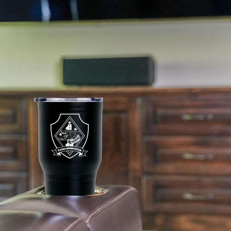 3d Assault Amphibian Battalion Unit Logo 30 Oz Tumbler, 3d AABN Unit Logo 30 Oz Tumbler