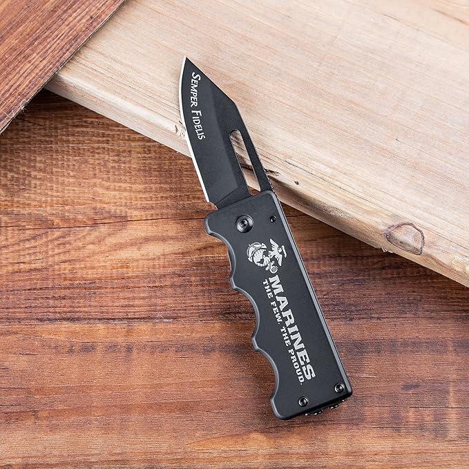 USMC - Money Clip Pocket Knife