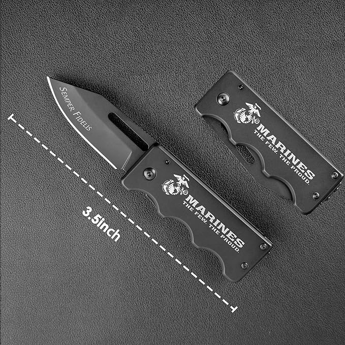 USMC - Money Clip Pocket Knife