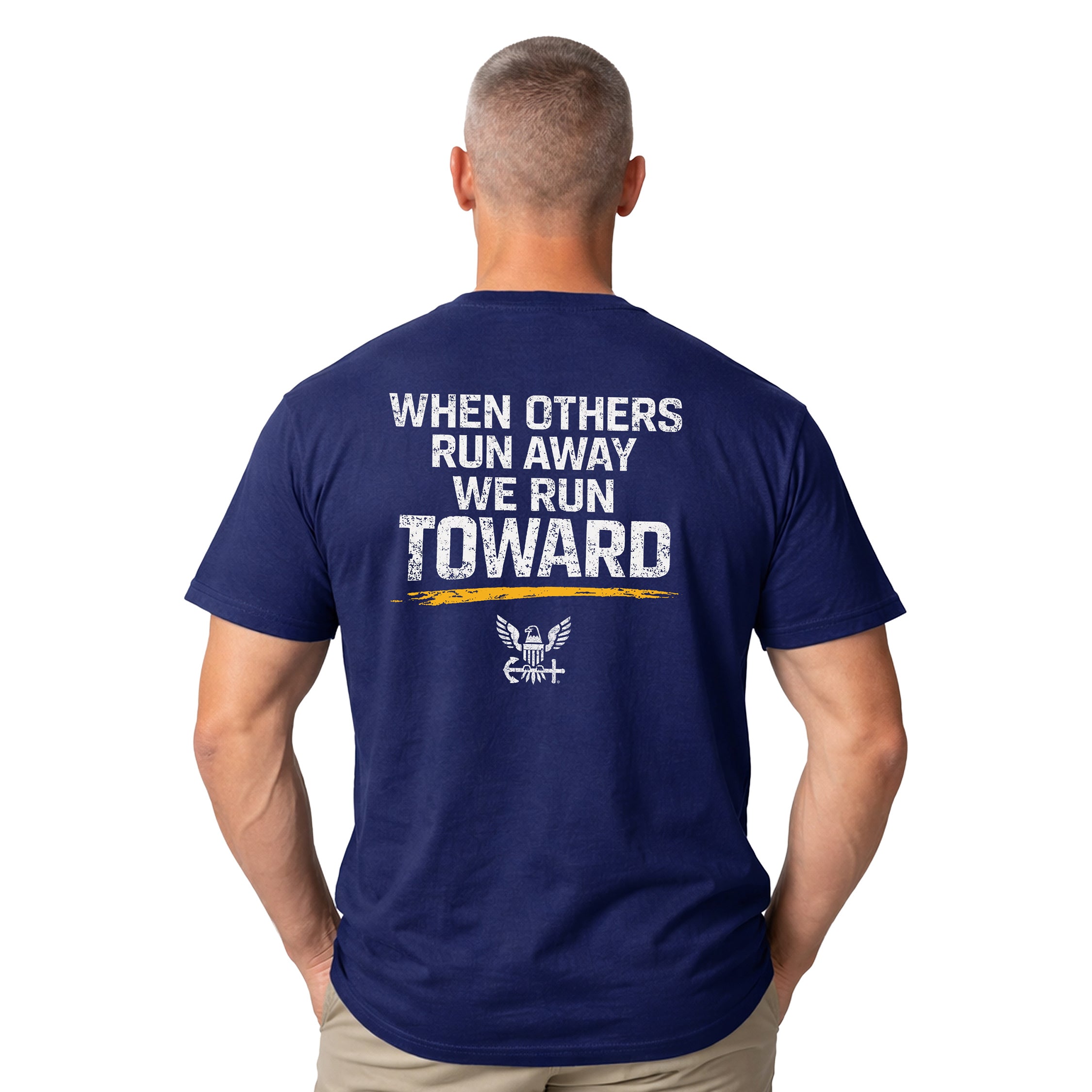 U.S. Navy 'When Others Run Away, We Run Toward' T-Shirt
