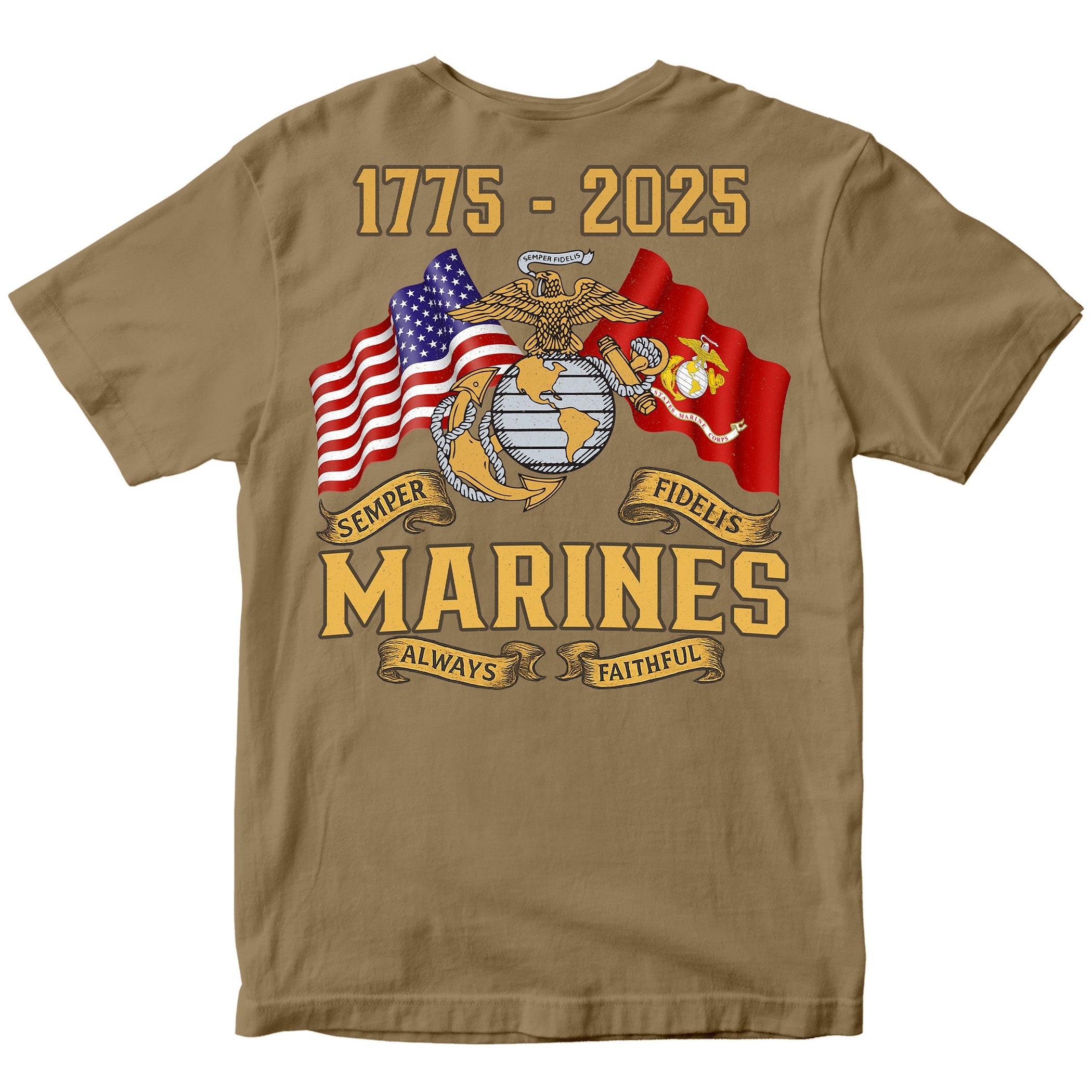 Marines 250 Years Semper Fi T-shirt