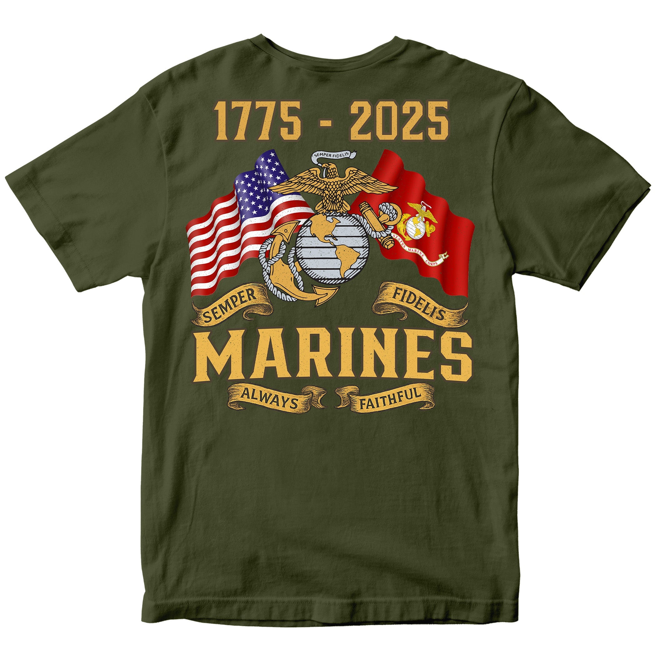 Marines 250 Years Semper Fi T-shirt