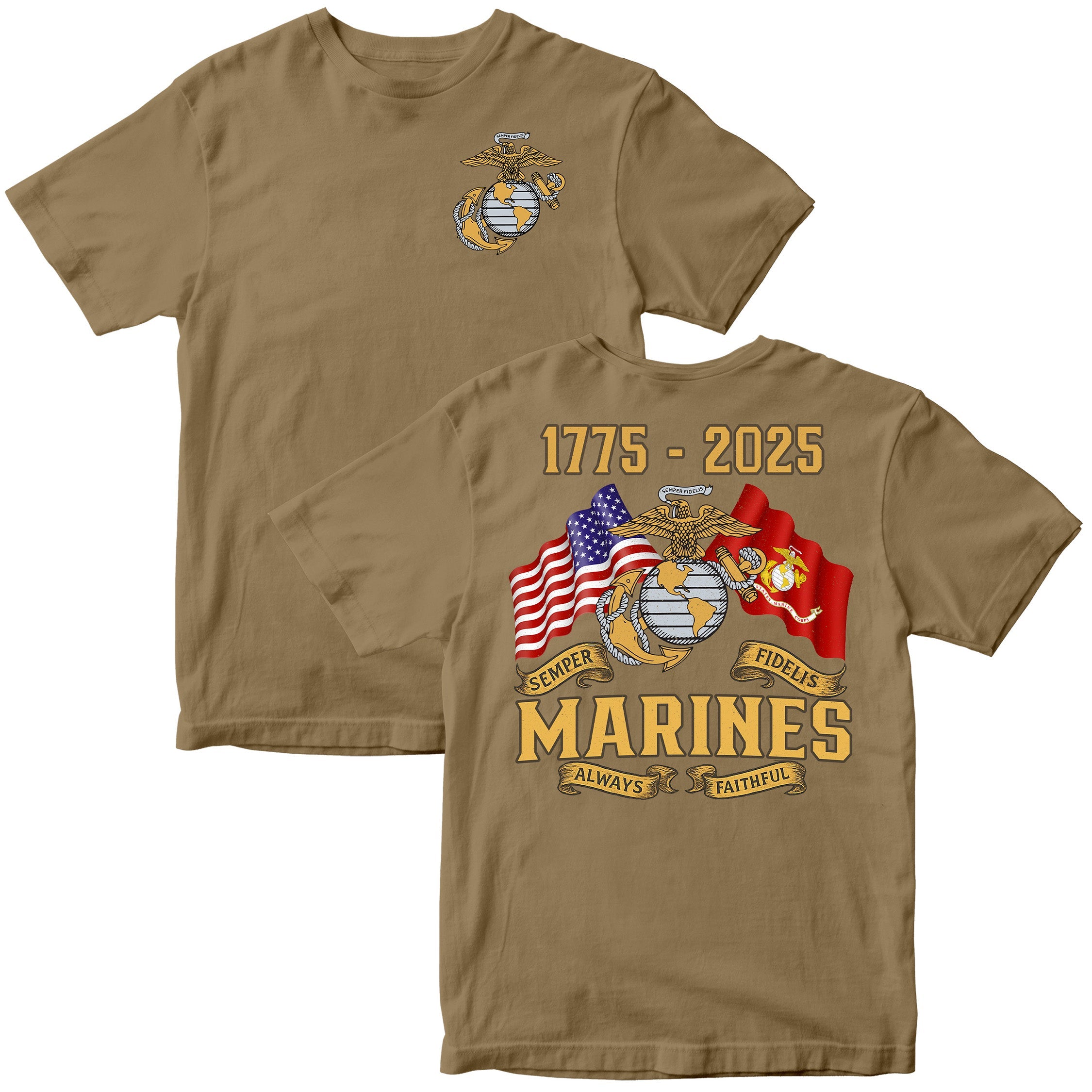 Marines 250 Years Semper Fi T-shirt