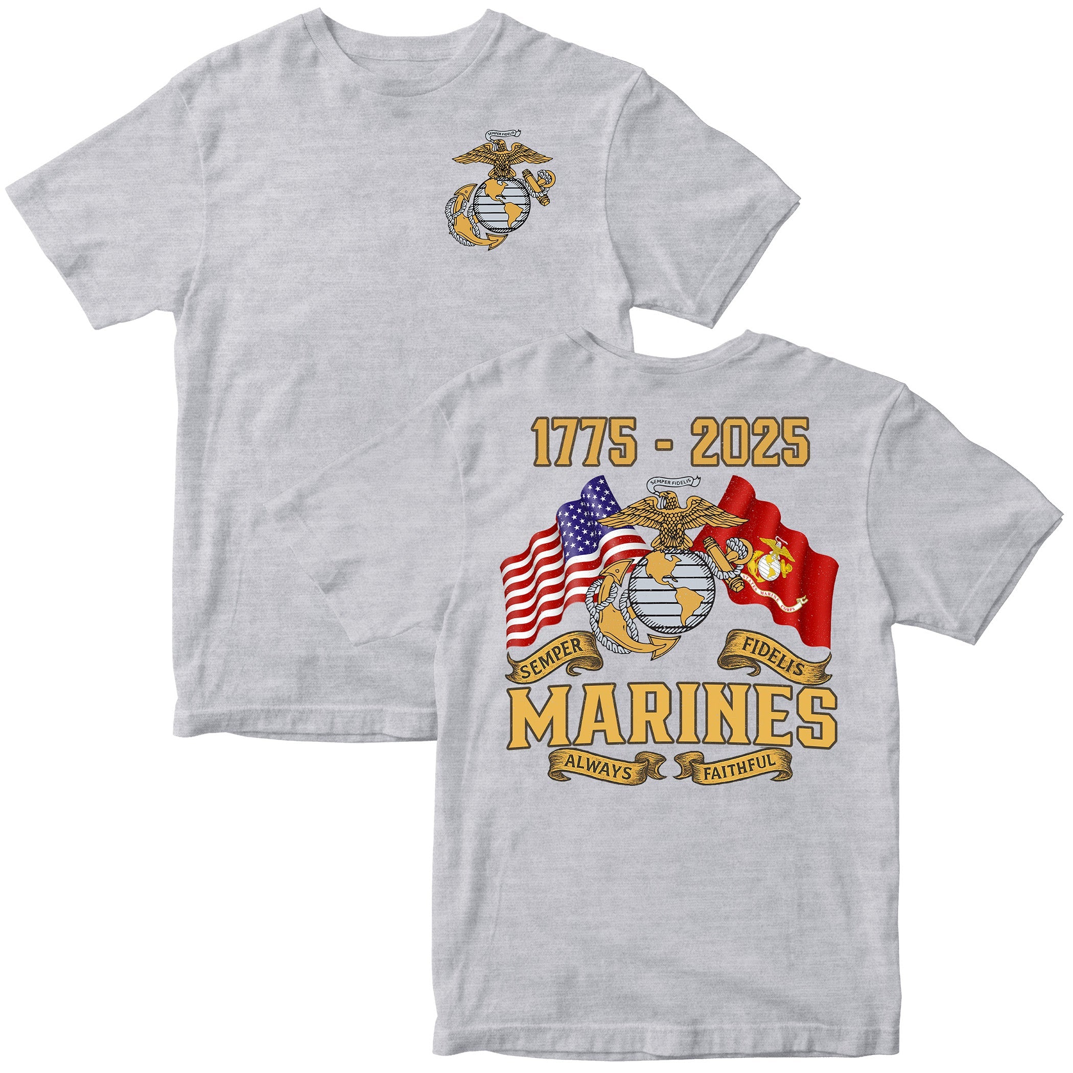 Marines 250 Years Semper Fi T-shirt
