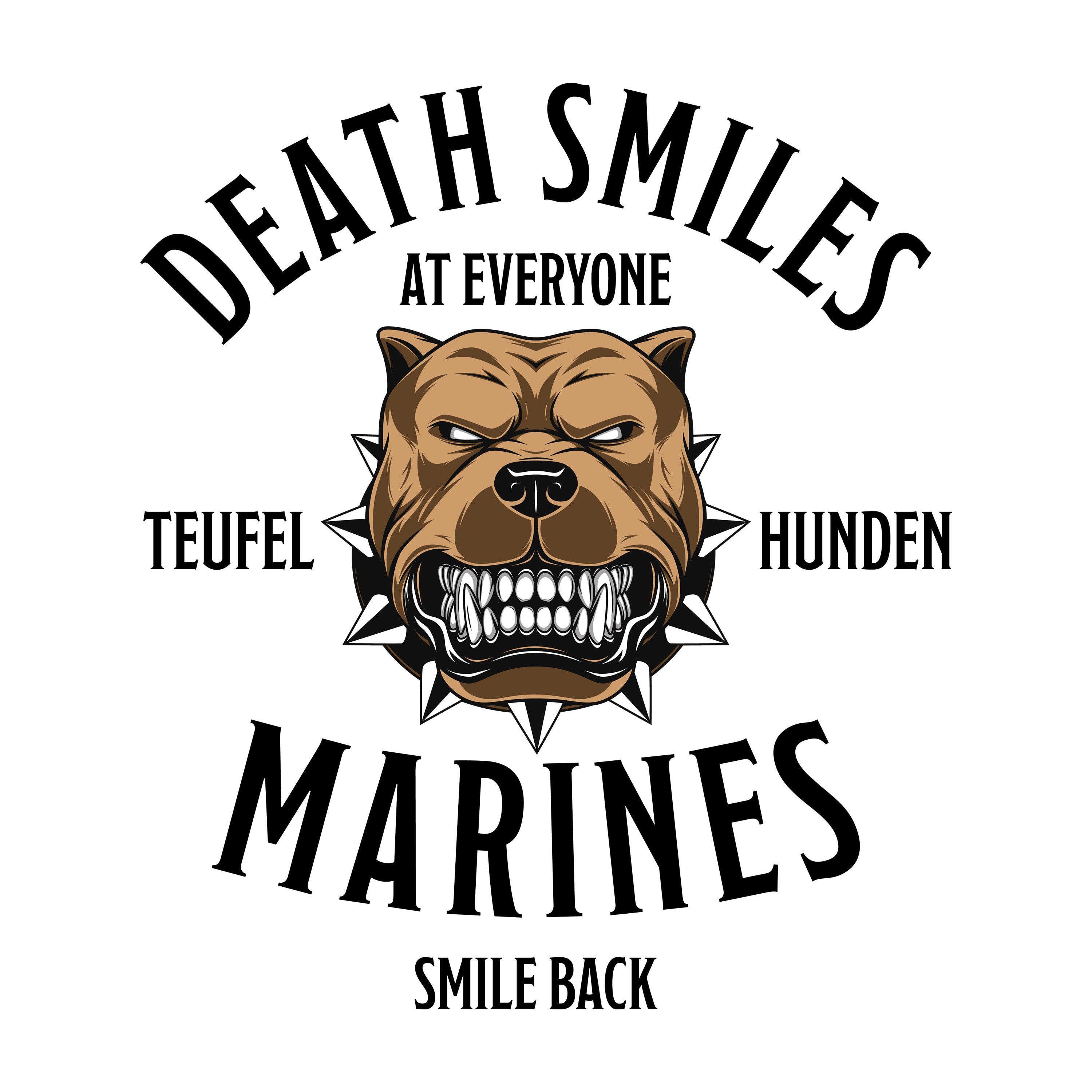 Death Smiles, Marines Smile Back T-Shirt