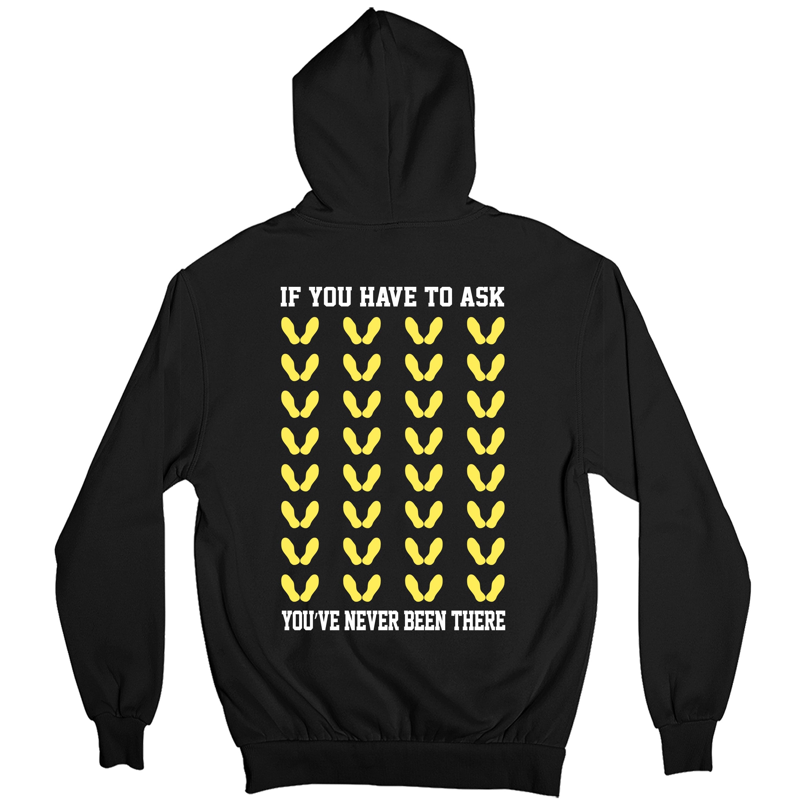 Black Marines Yellow Footprints Hoodie. Marine Corps Recruit Depots (MCRD) Hoodie