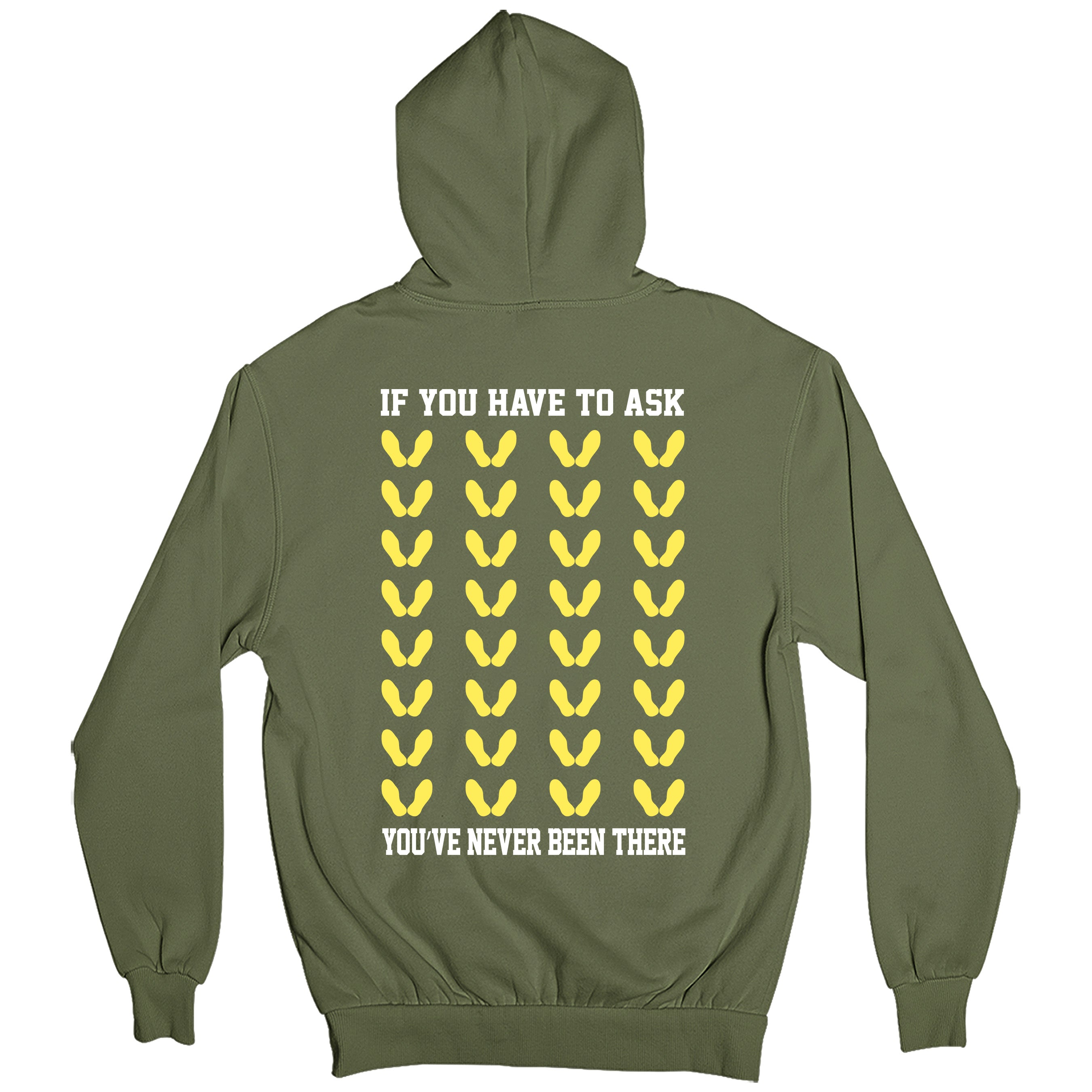 Green Marines Yellow Footprints Hoodie. Marine Corps Recruit Depots (MCRD) Hoodie