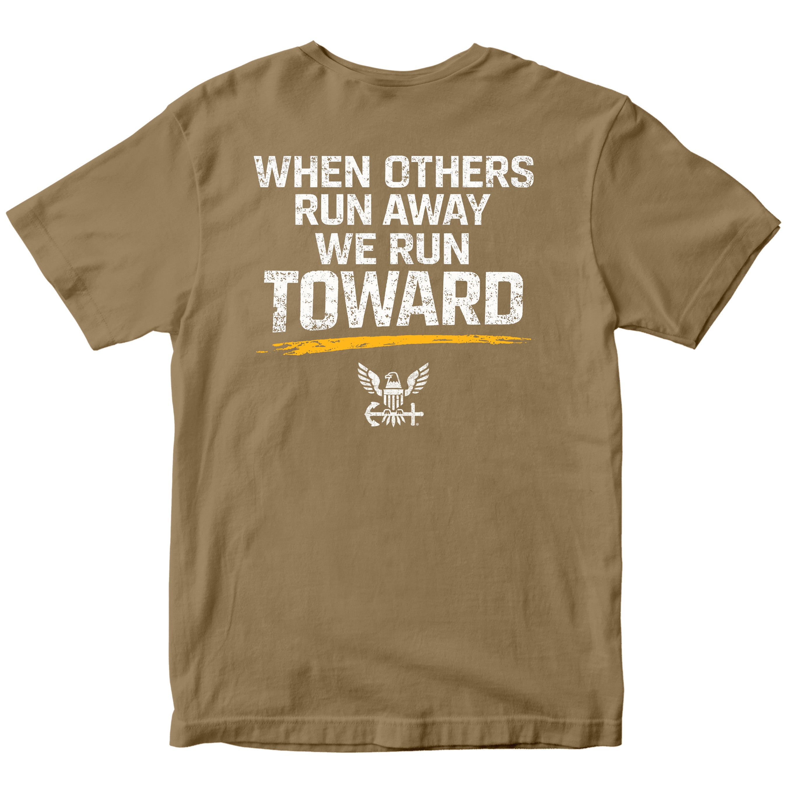 U.S. Navy 'When Others Run Away, We Run Toward' T-Shirt