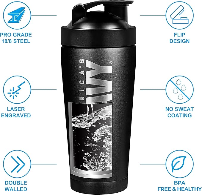 Navy - 24oz Shaker Bottle