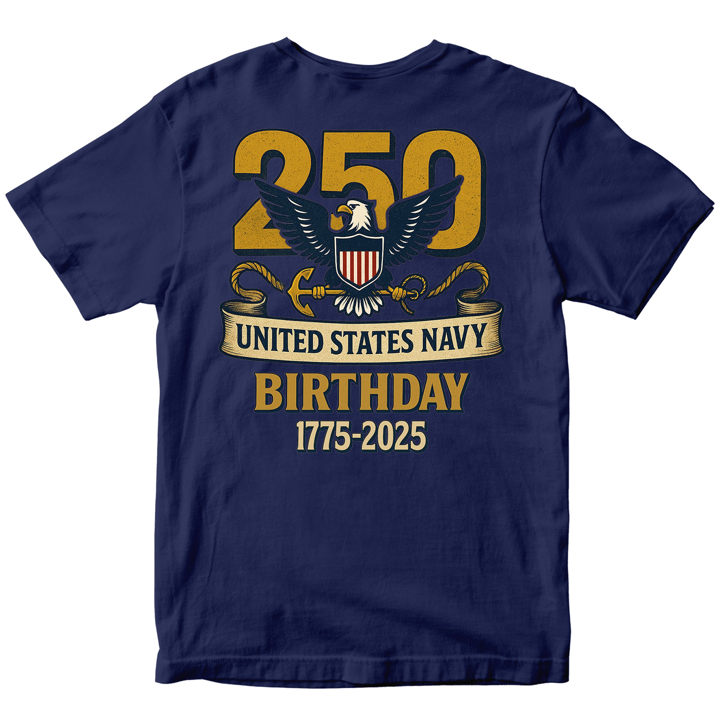 U.S. Navy 250th Anniversary T-Shirt Limited-Edition