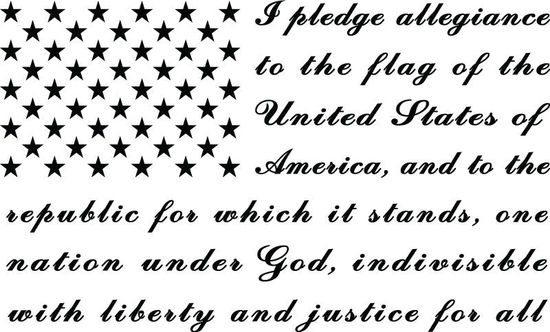 Pledge of Allegiance T-Shirt - Patriotic Apparel