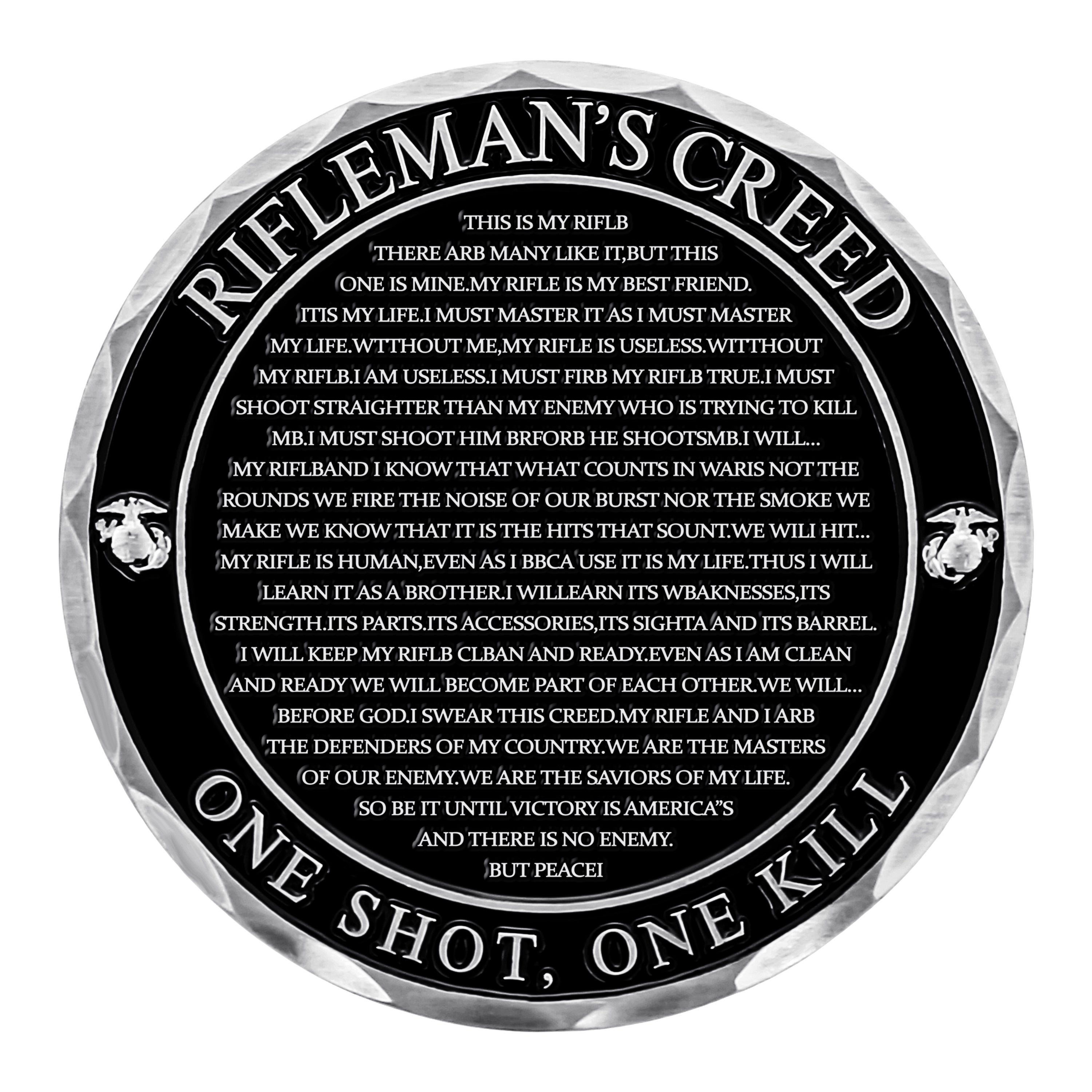 Rifleman's Creed Challenge Coin