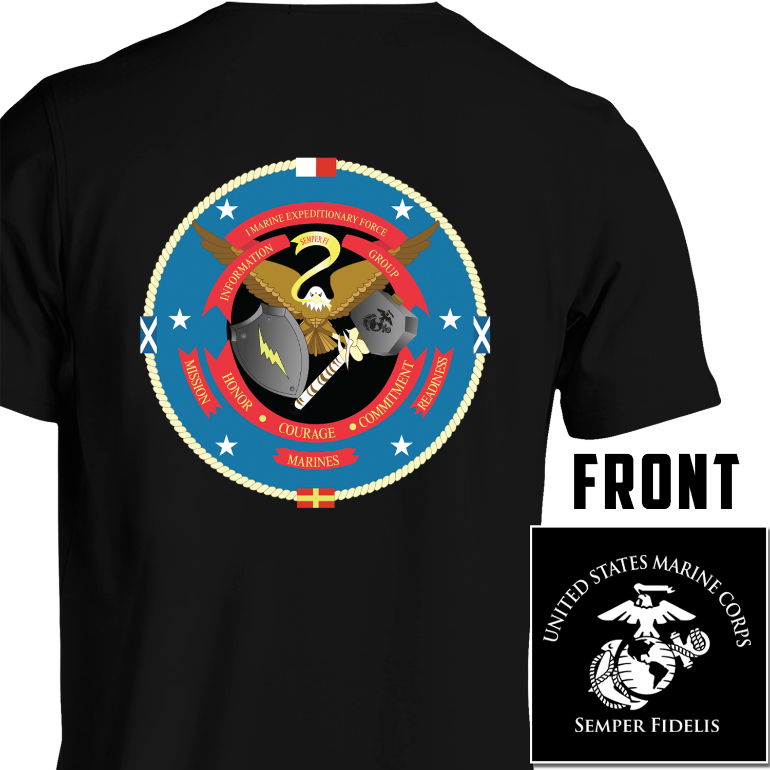I Marine Expeditionary Force Group (IMEFG) Unit T-Shirt