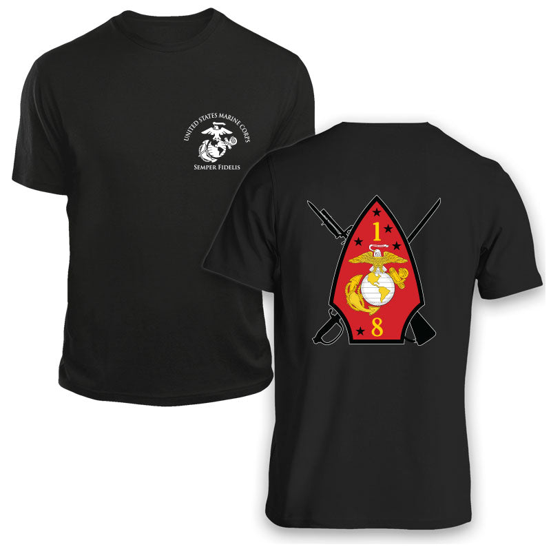 1st Bn 8th Marines Unit T-Shirt