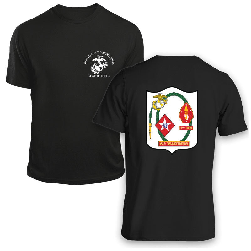 1st Bn 6th Marines Unit t-Shirt