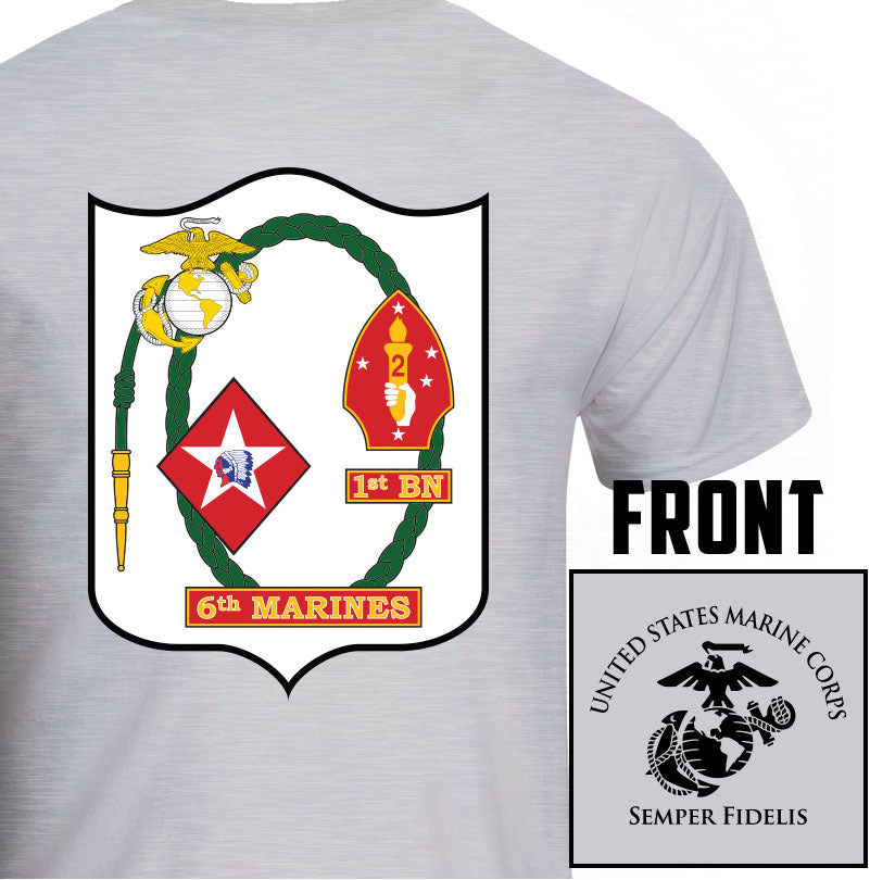1st Bn 6th Marines Unit t-Shirt