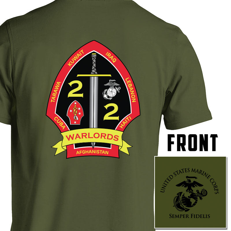 2nd Bn 2nd Marines Unit T-Shirt
