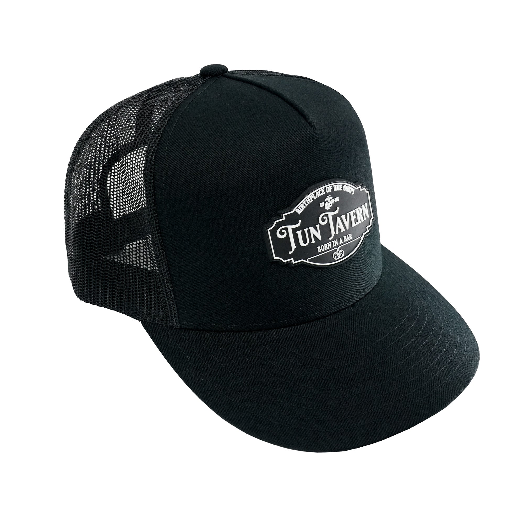 USMC Tun Tavern "Born in a Bar" Trucker Hat <br> Snapback 5-Panel
