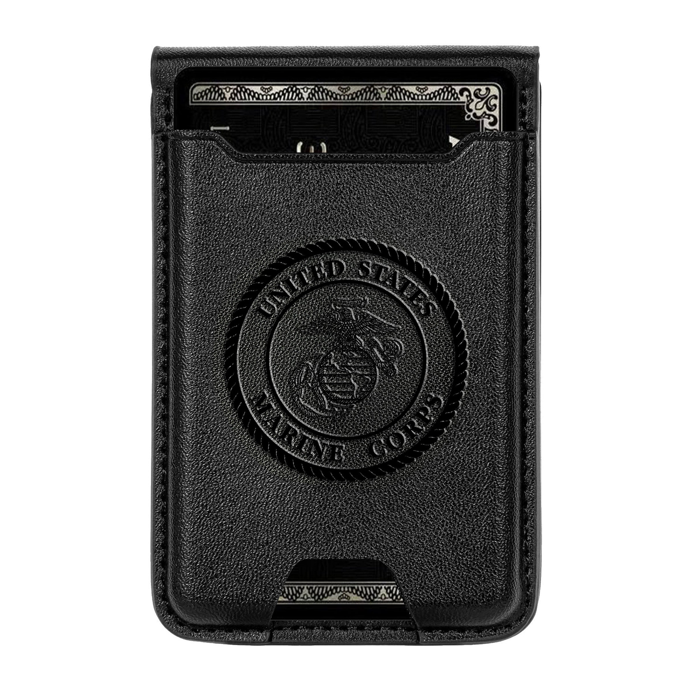 USMC leather Iphone Wallet
