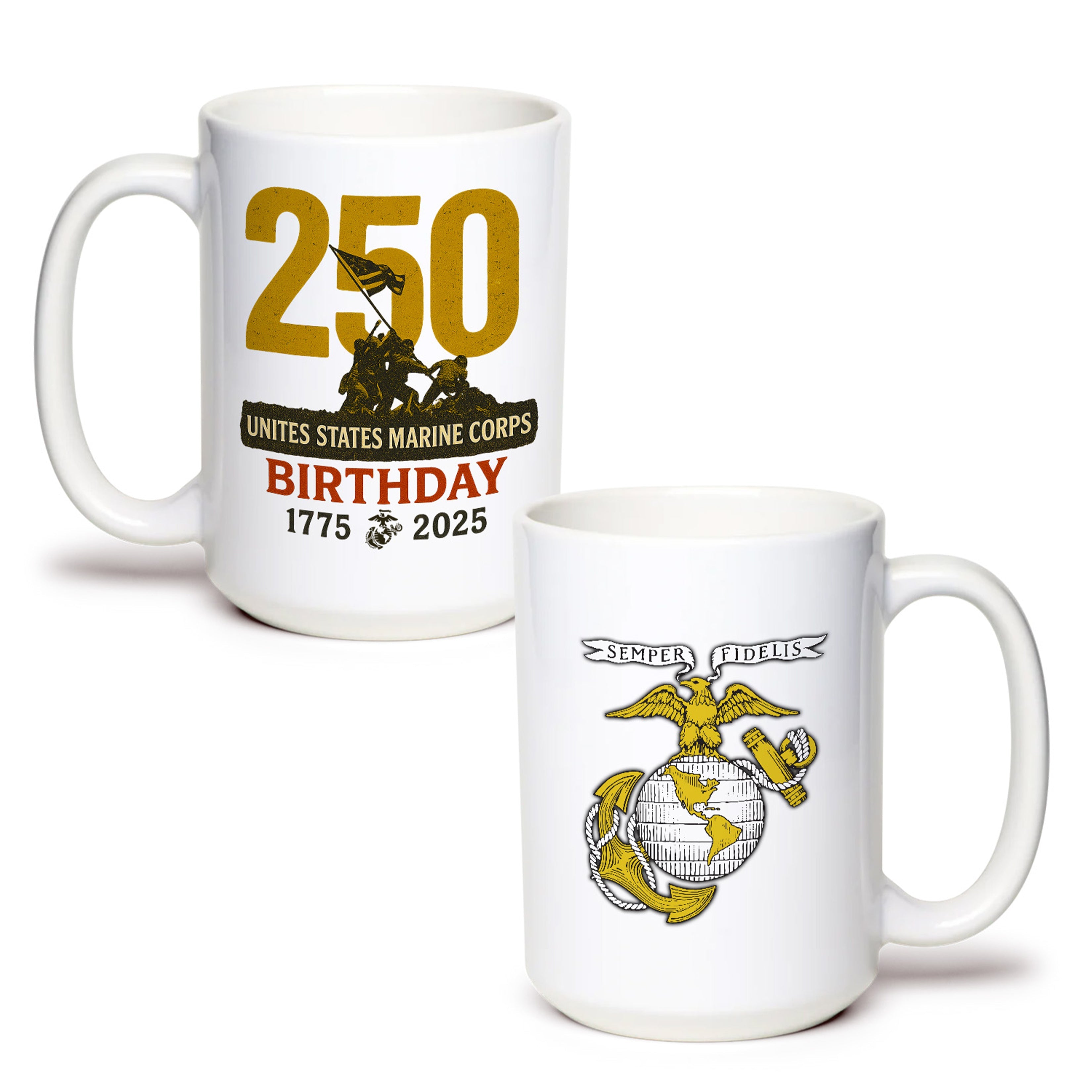 Marines 250th Birthday Iwo Jima Mug