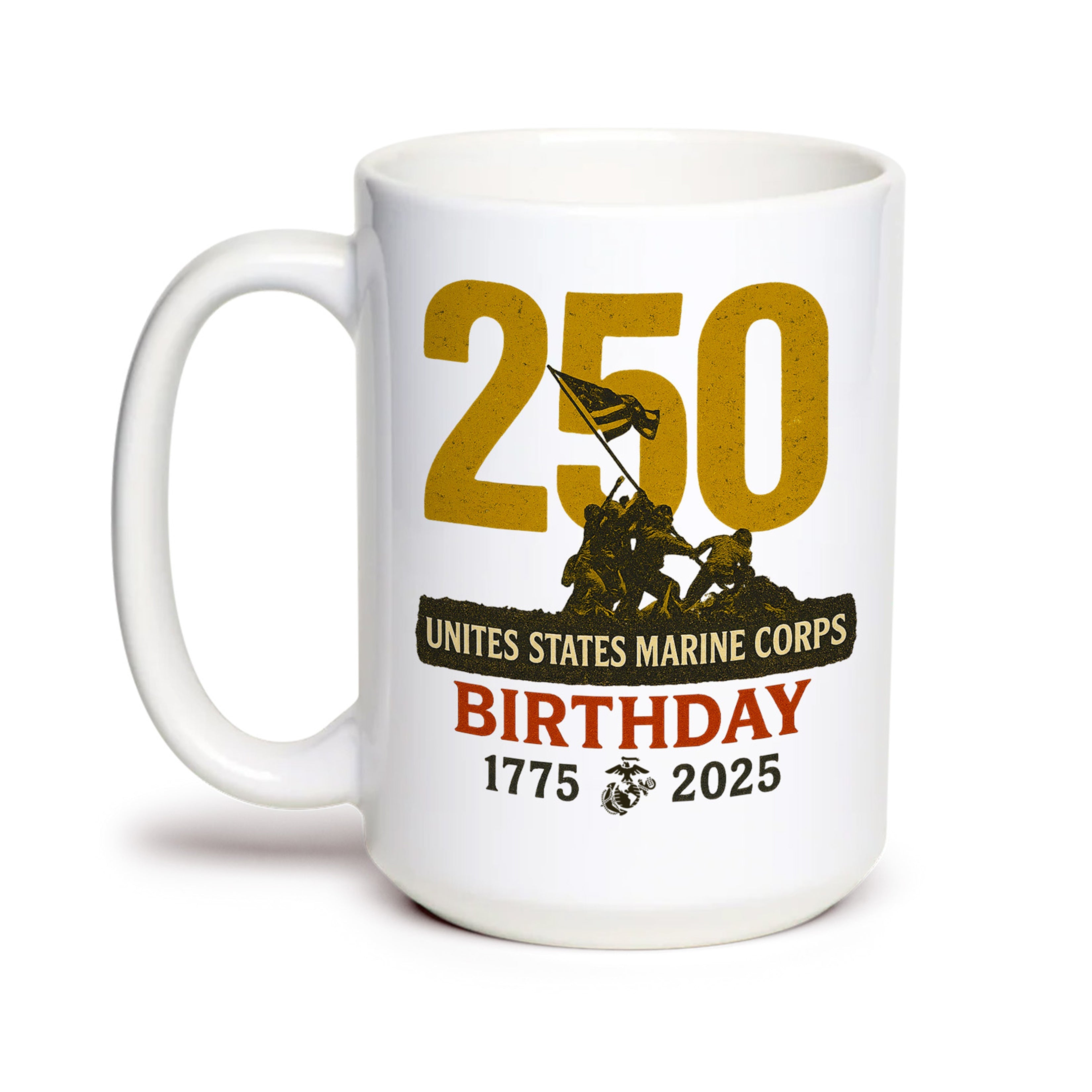 Marines 250th Birthday Iwo Jima Mug