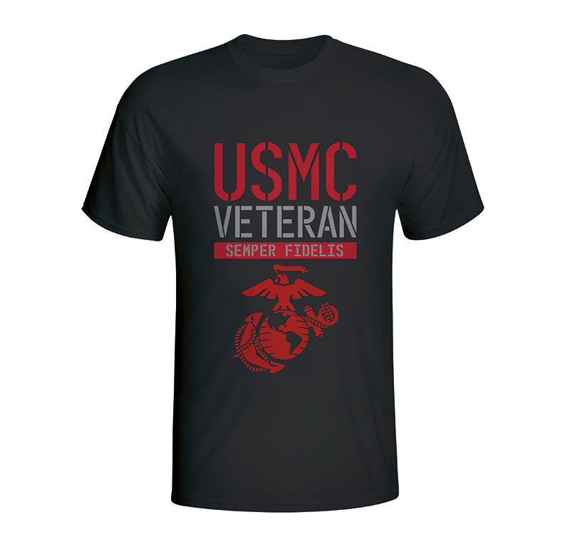 USMC Veteran T-shirt, Marine Corps Veteran T-Shirt, EGA, Semper Fidelis, Semper Fi, USMC Veteran Apparel,