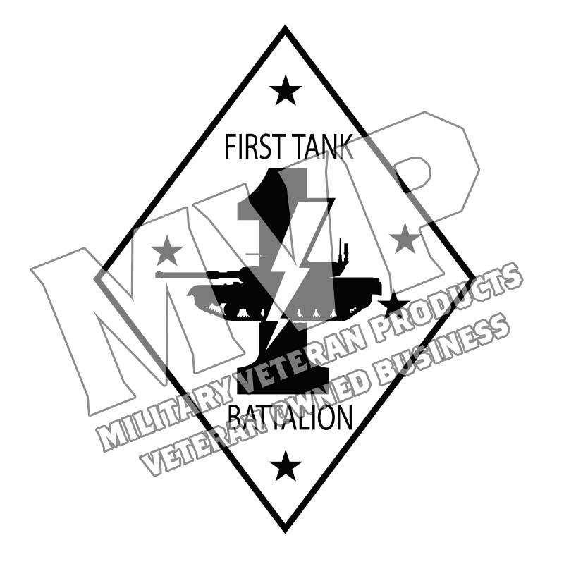 First Tank Battalion USMC Unit Logo, 1st Tank