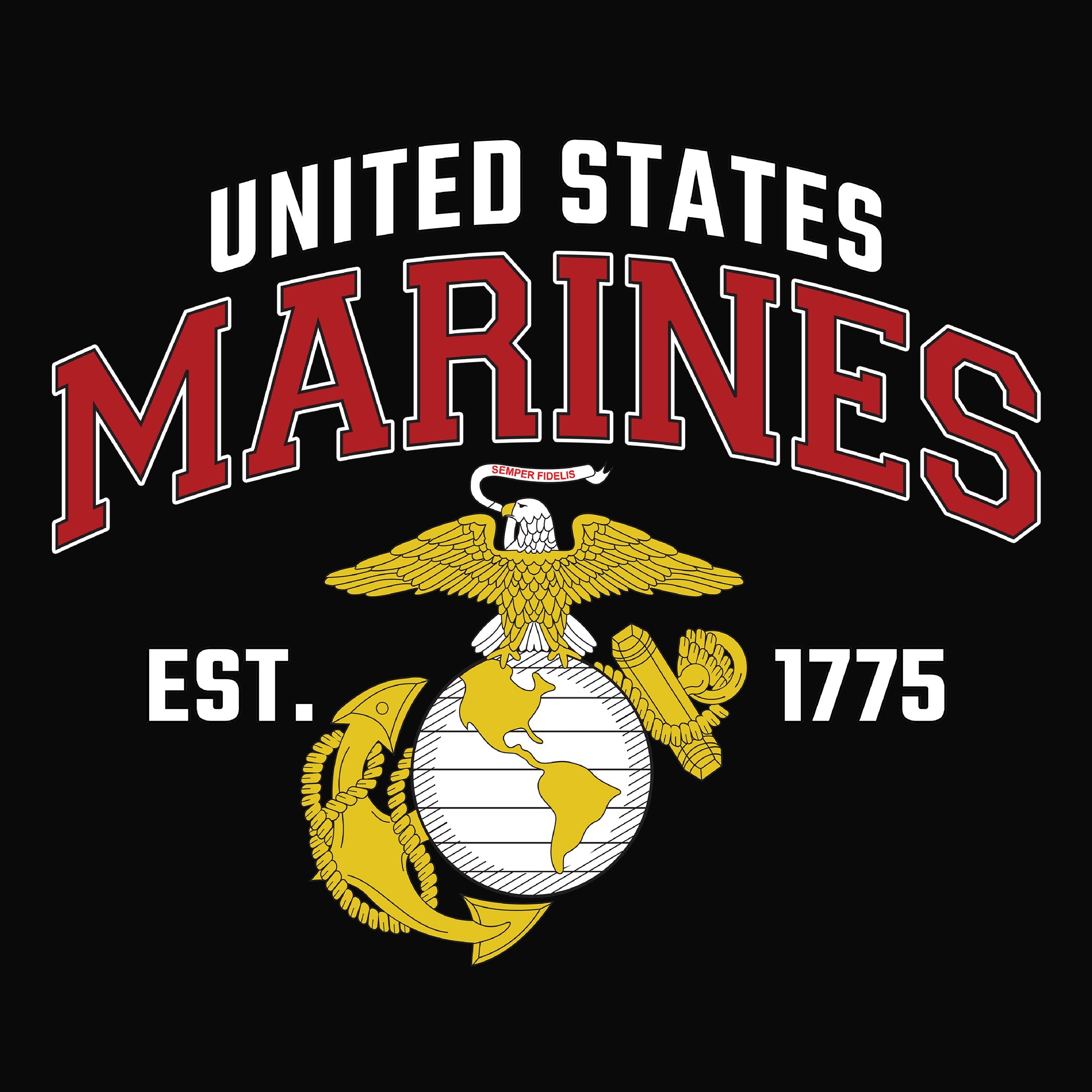 Ladies' Marines EST 1775 USMC T-Shirt