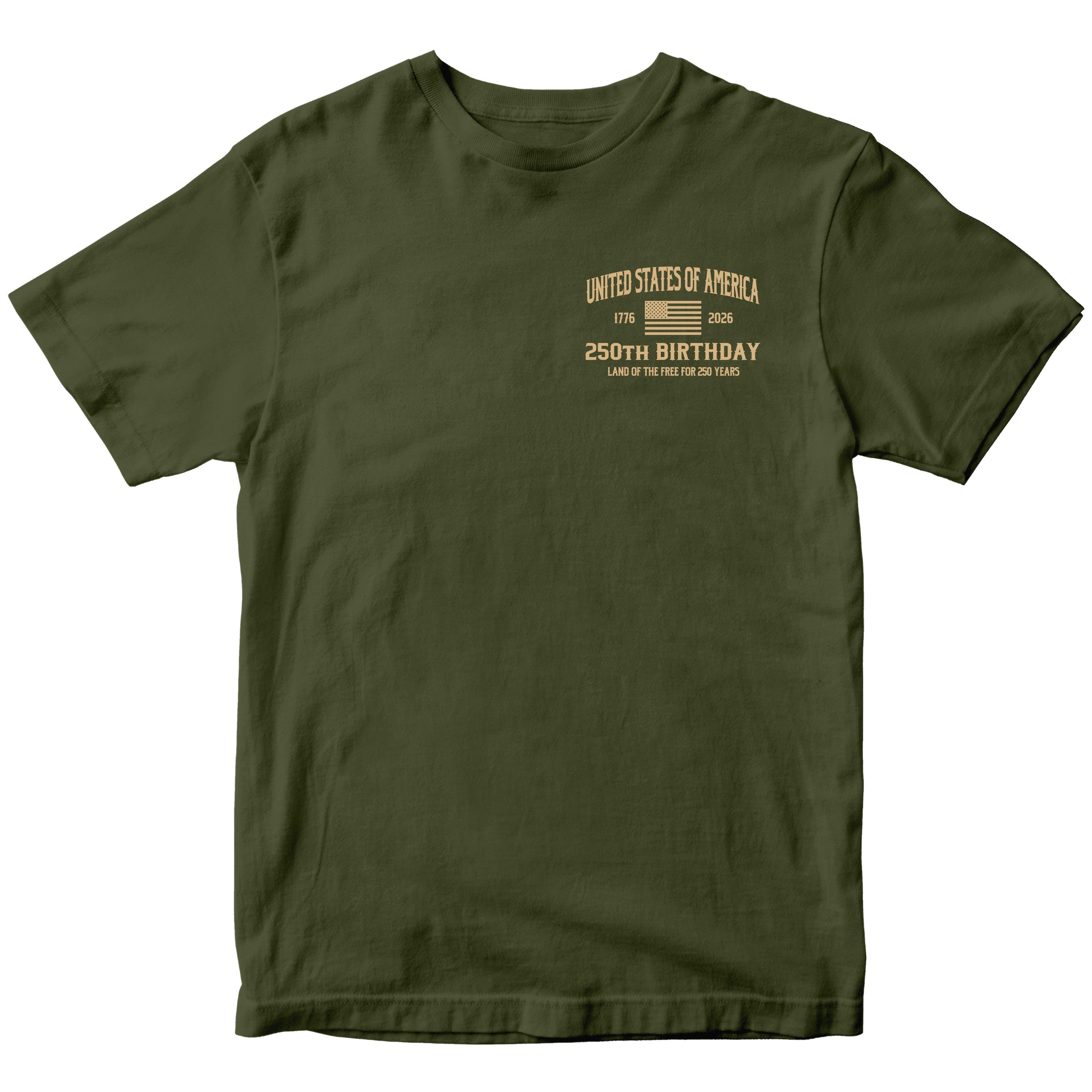 America's 250th Birthday Tee. USA 250th Anniversary T-Shirt