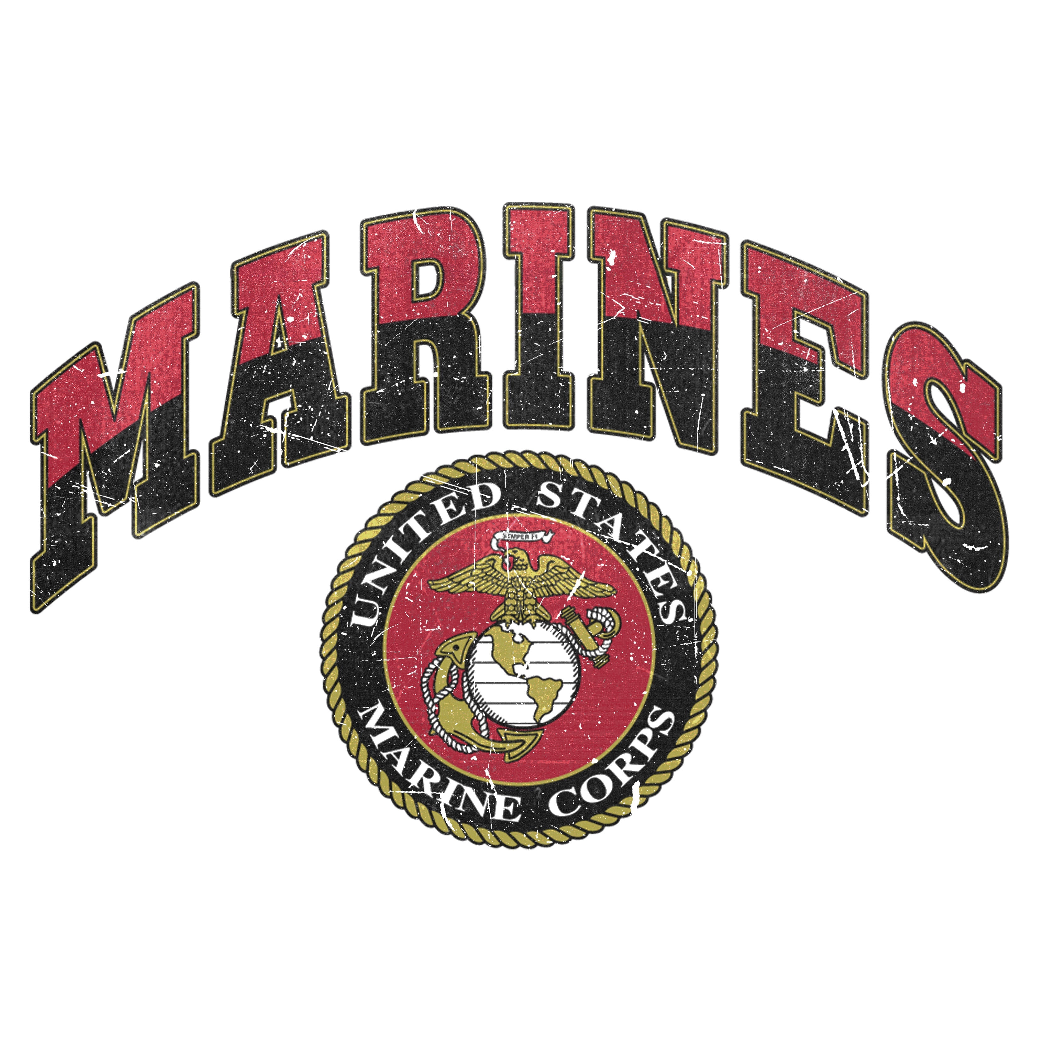 Marines Vintage Classic Seal Women's Jersey T-shirt
