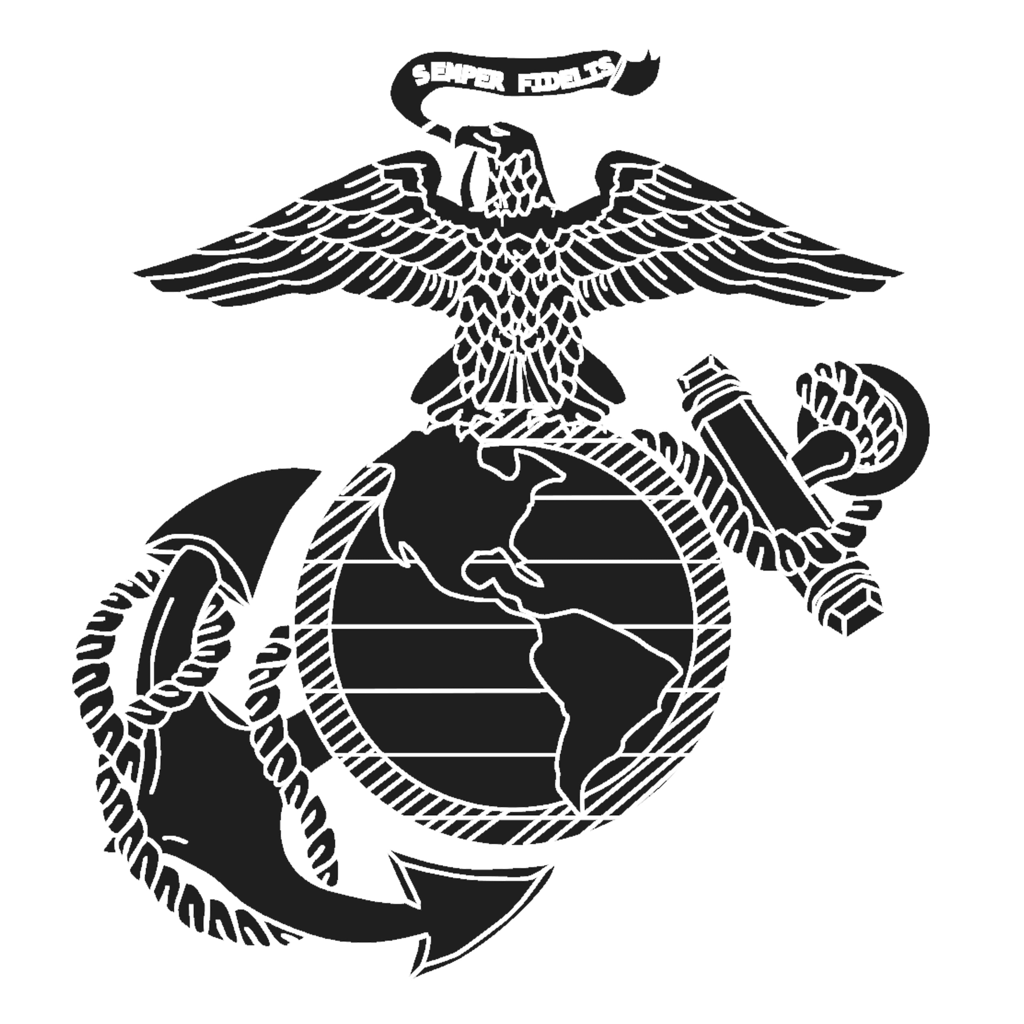 Marines Vintage EGA Chest Seal T-Shirt