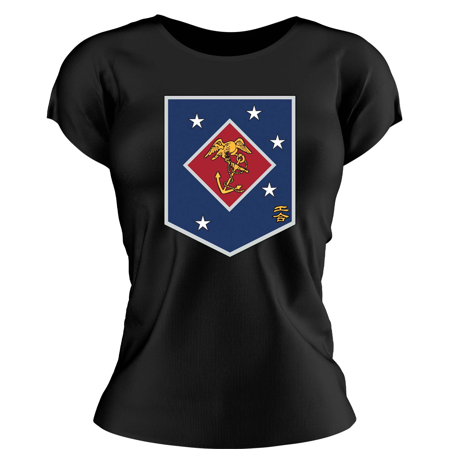 Women's Marine Raiders USMC Unit T-Shirt, Marine Raiders Women's USMC Unit T-Shirt, Marine Raiders logo, USMC gift ideas for women, Marine Corps gifts women